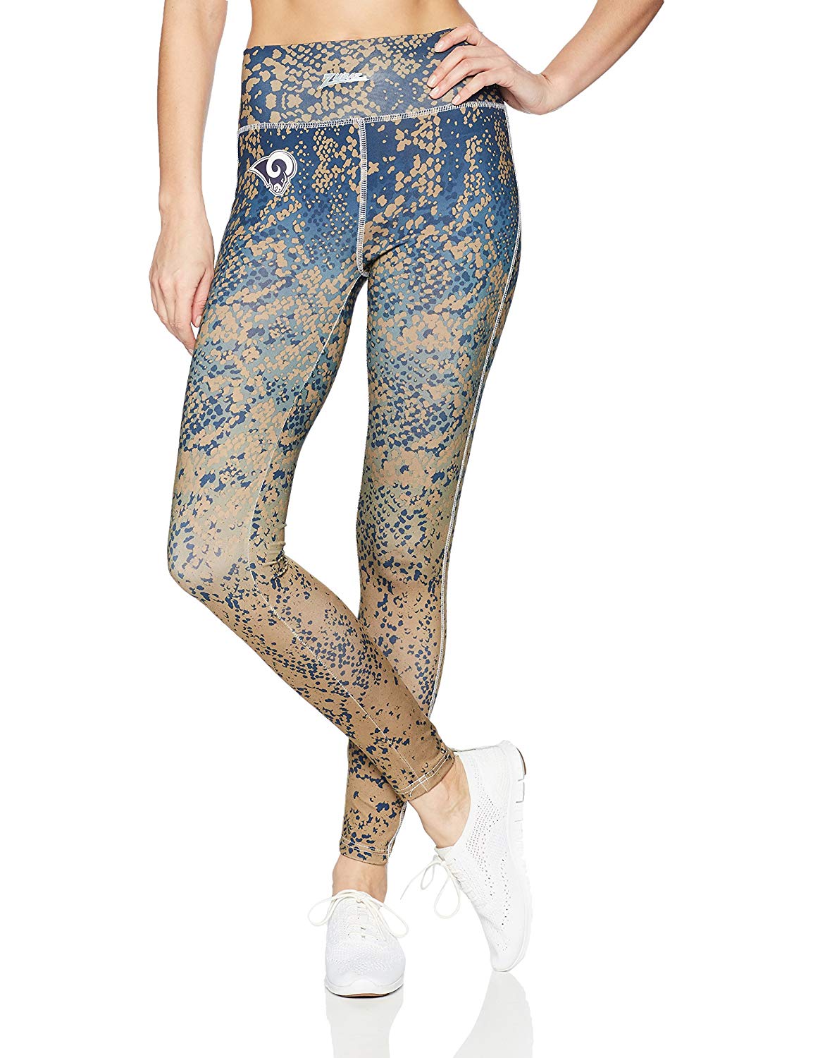 Zubaz NFL Women's Los Angeles Rams Logo Leggings