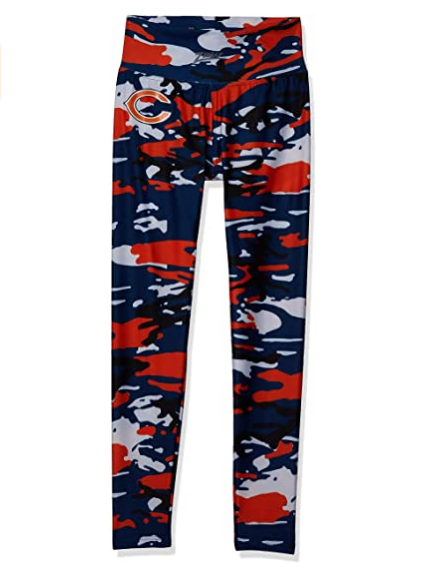 Zubaz NFL Women's Chicago Bears Camo Print Legging Bottoms