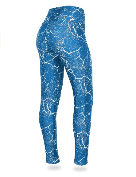 Zubaz NFL Women's Detroit Lions Marble Leggings