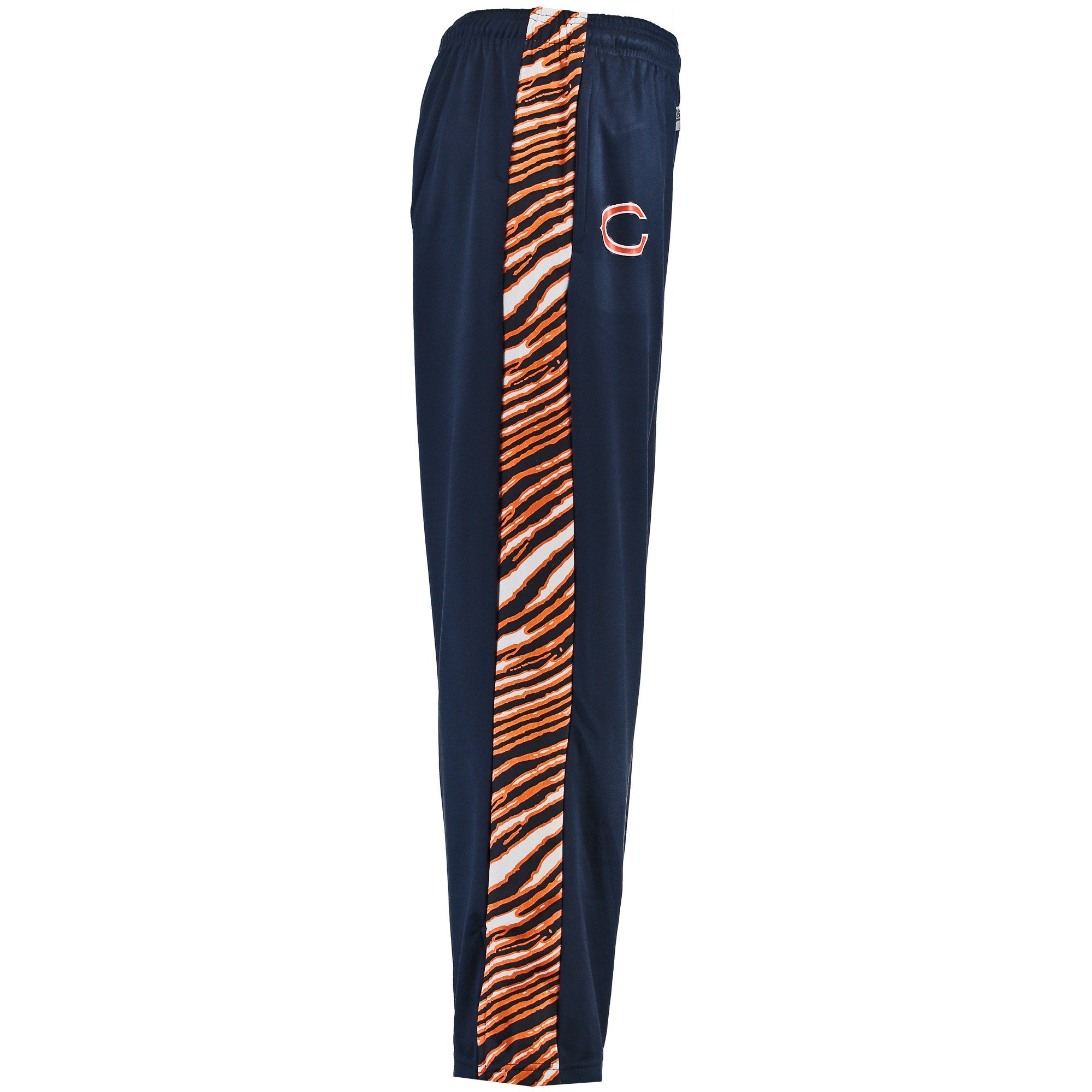 Zubaz NFL Men's Chicago Bears Zebra Accent NFL Stadium Pants