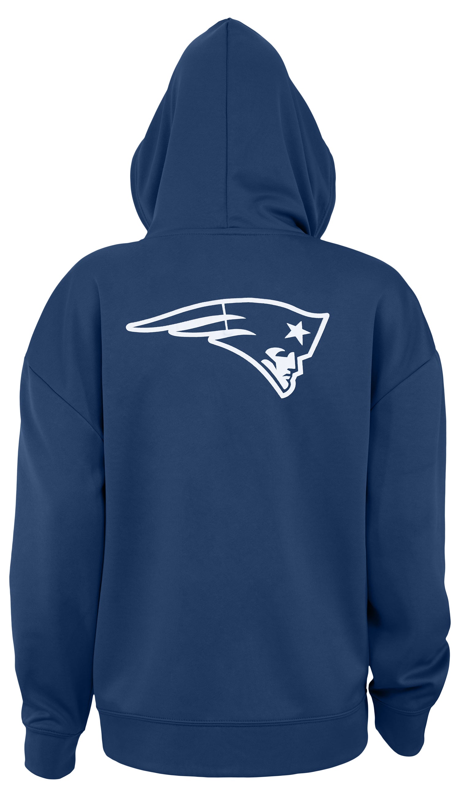 Zubaz NFL Women's Standard Full Zip Hoodie New England Patriots