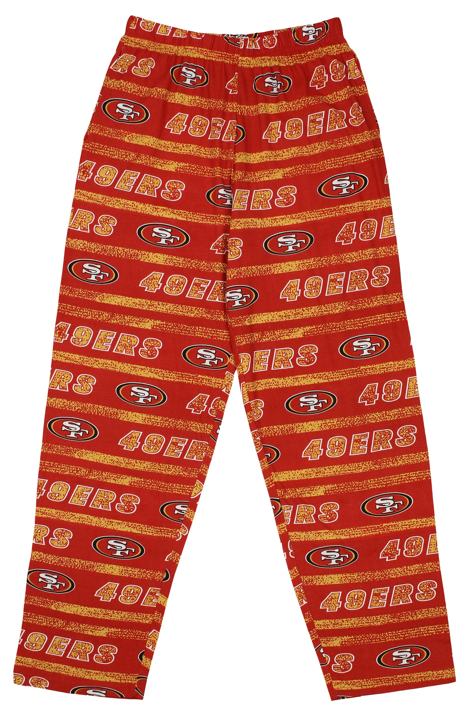 Zubaz NFL Men's San Francisco 49ers Static Lines Comfy Pants