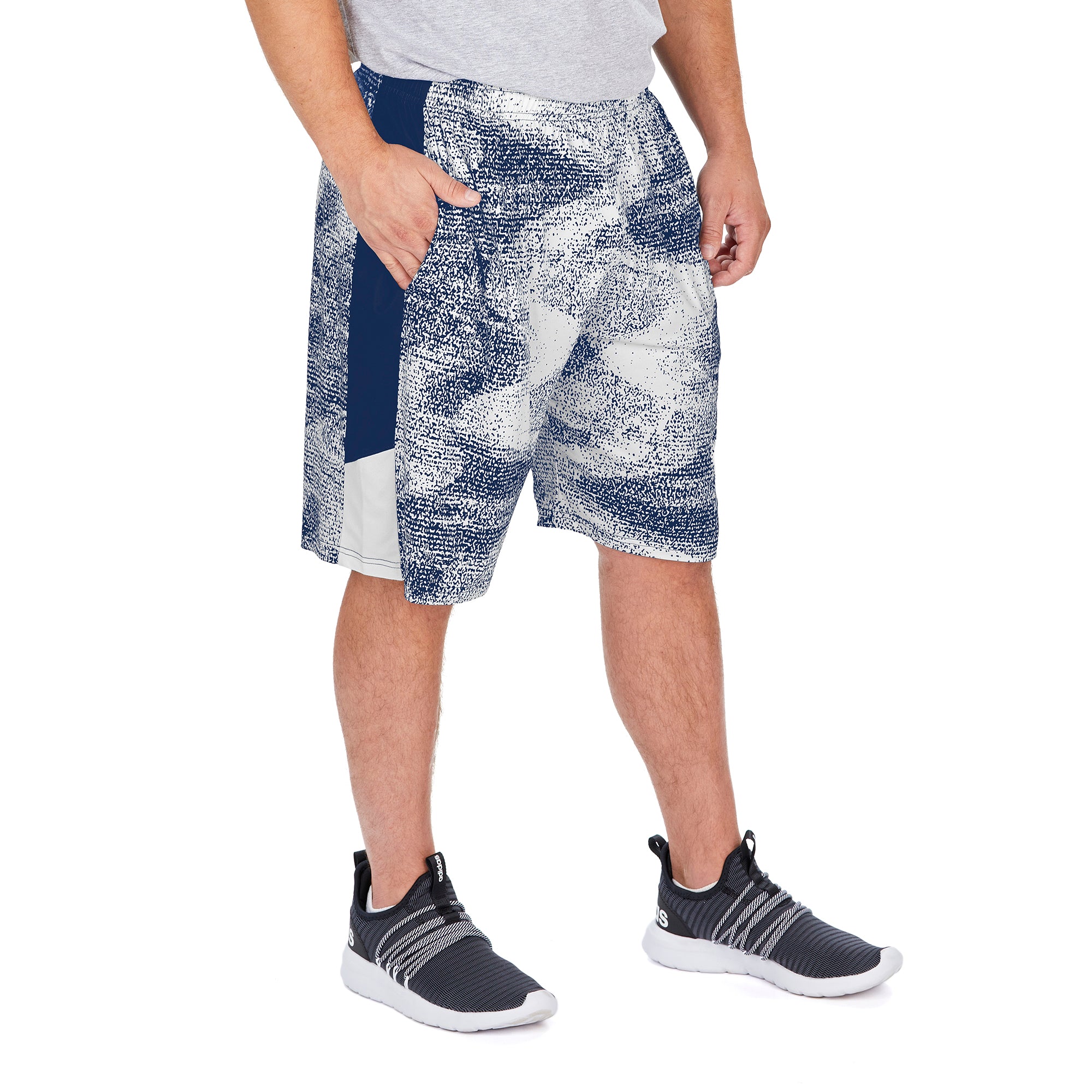 Zubaz NFL Men's Dallas Cowboys Static Short With Side Panels