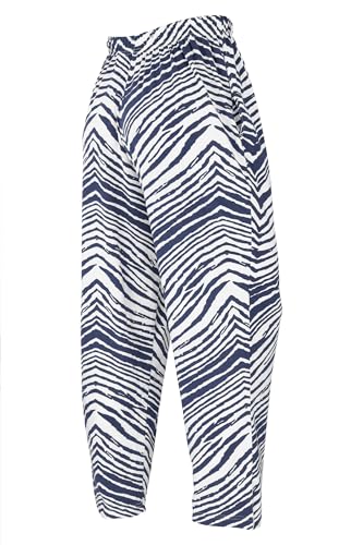 Zubaz NFL Men's Classic Zebra Print Left Hip Team Logo Pant, Dallas Cowboys