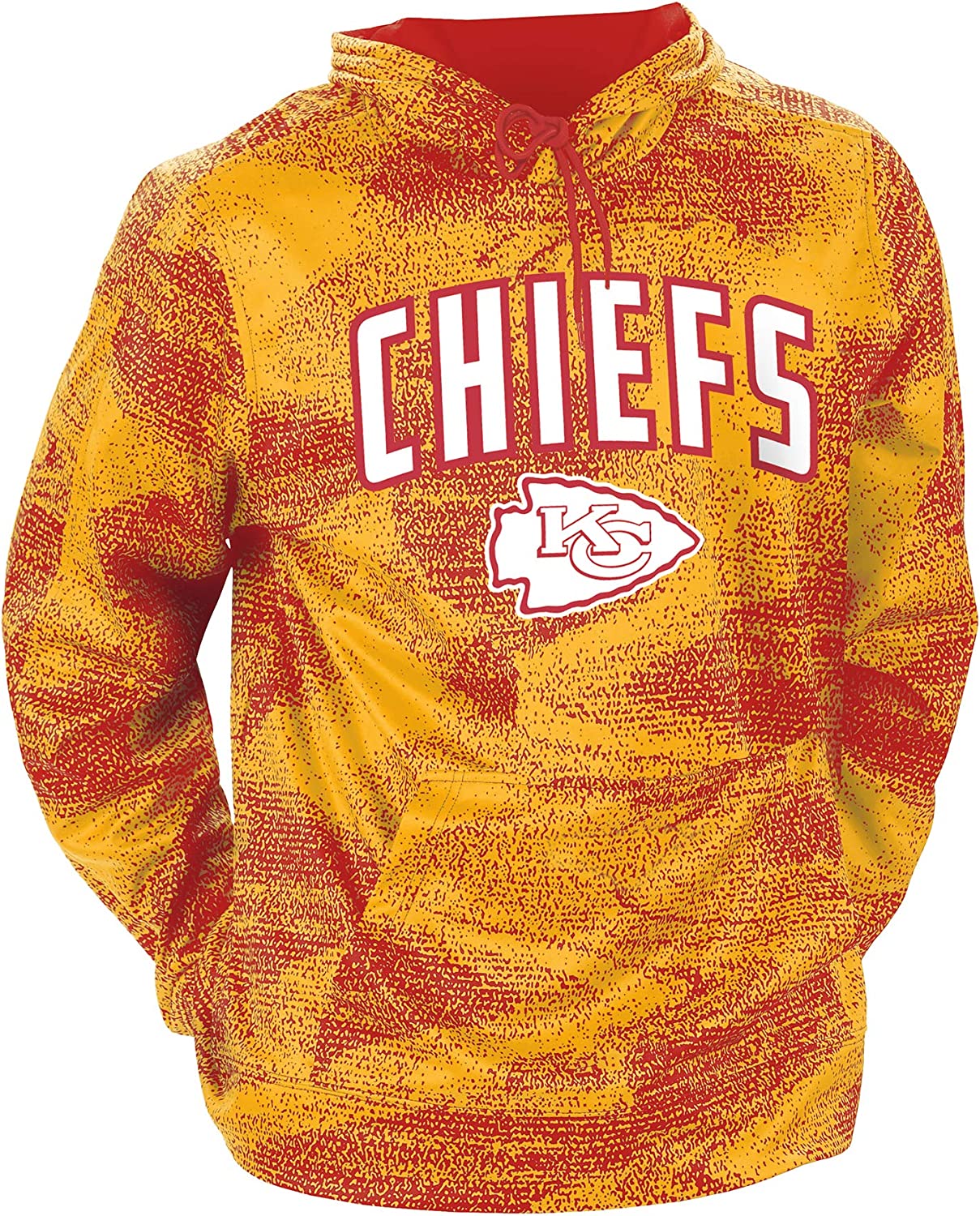 Zubaz Kansas City Chiefs NFL Men's Static Hoodie