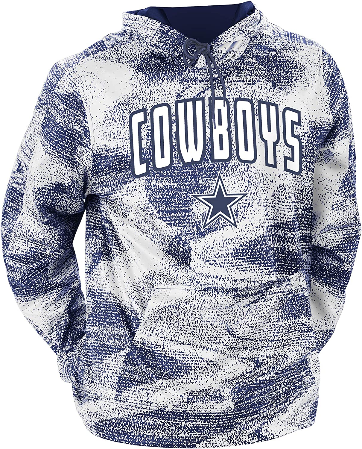 Zubaz Dallas Cowboys NFL Men's Static Hoodie