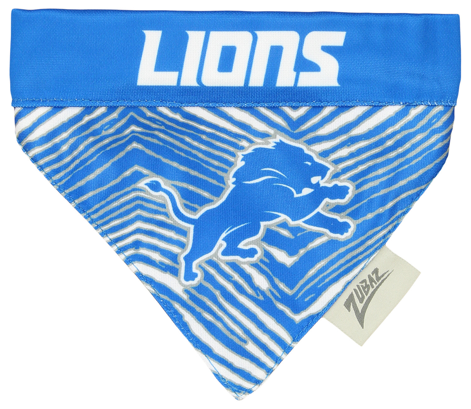 Zubaz X Pets First NFL Detroit Lions Reversible Bandana For Dogs & Cats