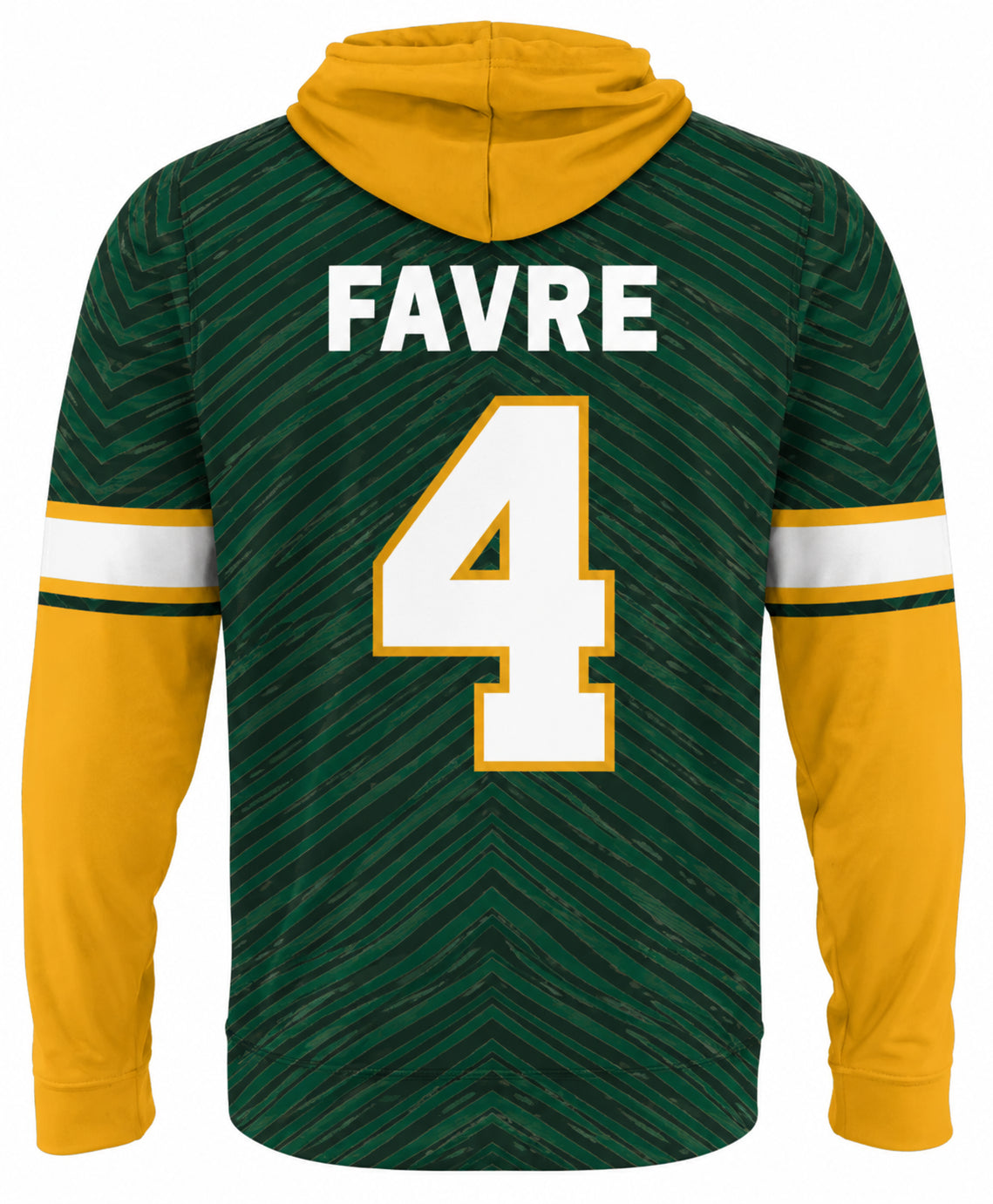 Brett Favre Green Bay Packers Legends Tonal Gameday Hoodie - back