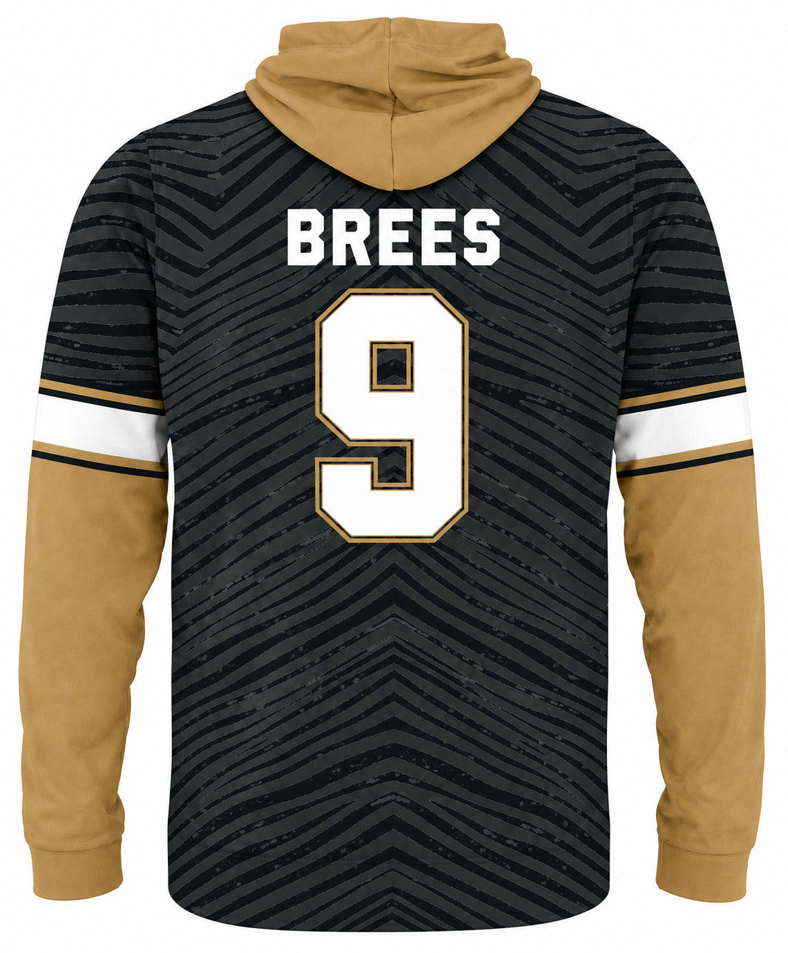 Drew Brees New Orleans Saints Legends Tonal Gameday Hoodie - back