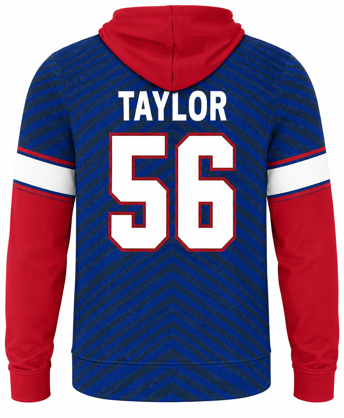 Zubaz NFL Men's Legends Tonal Gameday Hoodie, Lawrence Taylor-New York Giants back