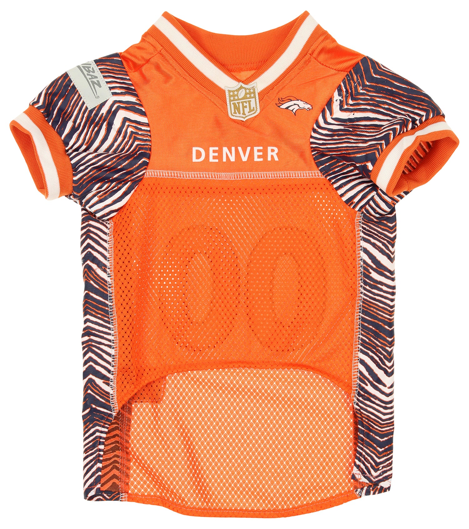 Zubaz X Pets First NFL Denver Broncos Jersey For Dogs & Cats