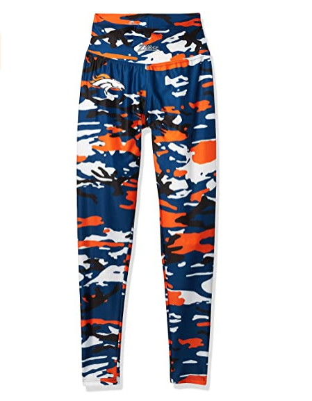 Zubaz NFL Women's Denver Broncos Camo Print Legging Bottoms