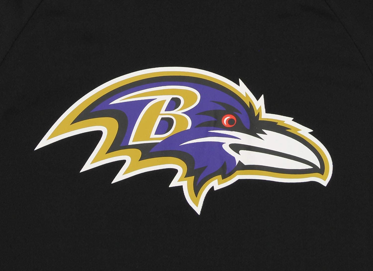 Zubaz NFL Baltimore Ravens Men's Lightweight Performance French Terry Hoodie