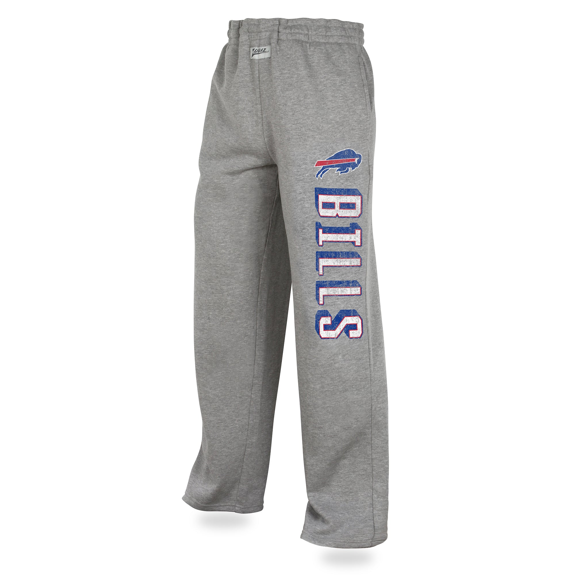 Zubaz NFL Men's Buffalo Bills Sweatpants, Heather Gray