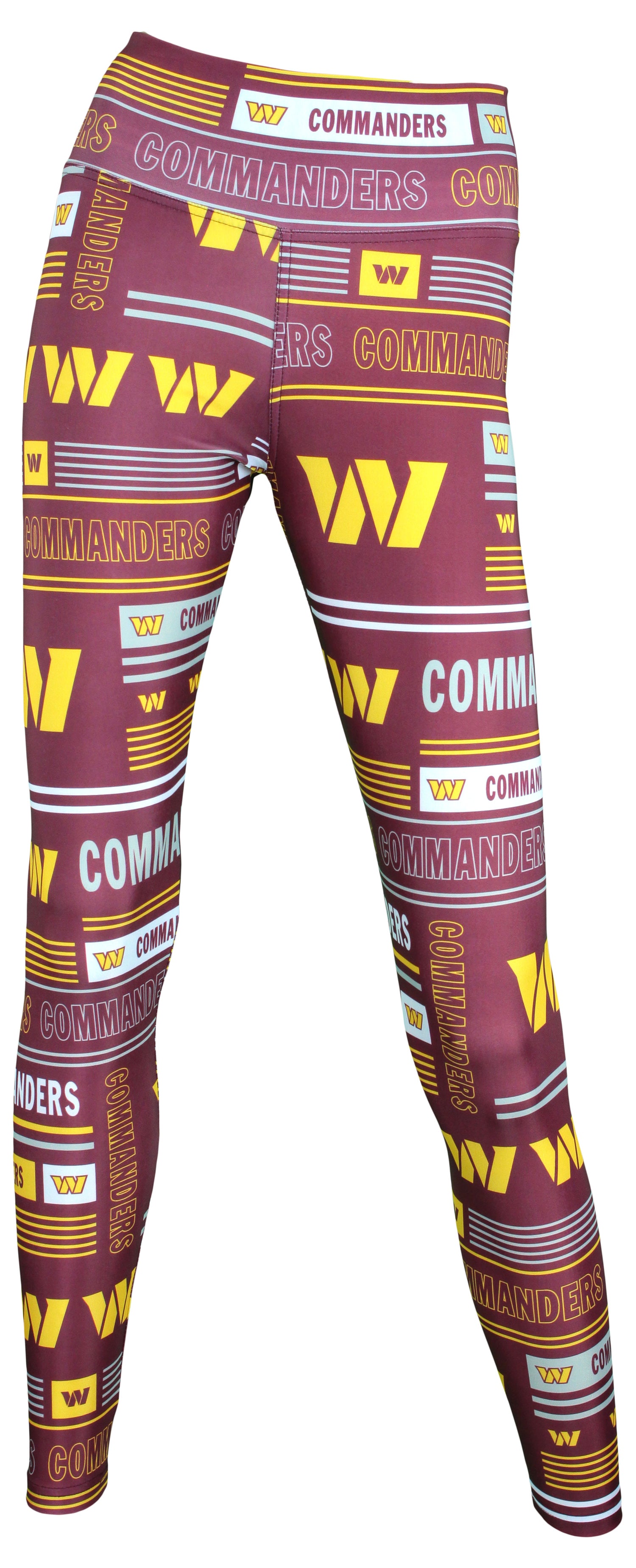 Zubaz NFL Washington Commanders Column Legging