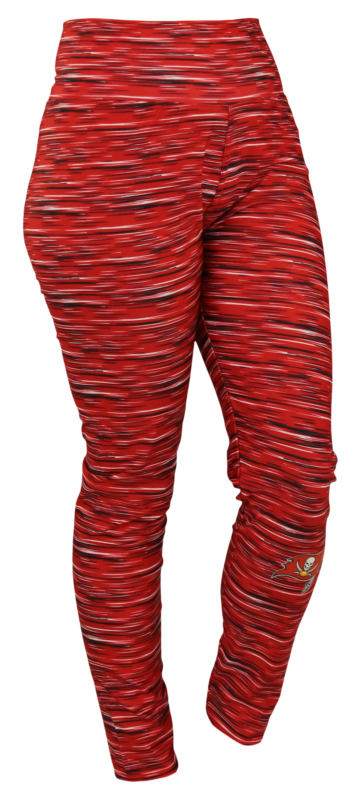 Zubaz NFL Football Women's Tampa Bay Buccaneers Space Dye Legging