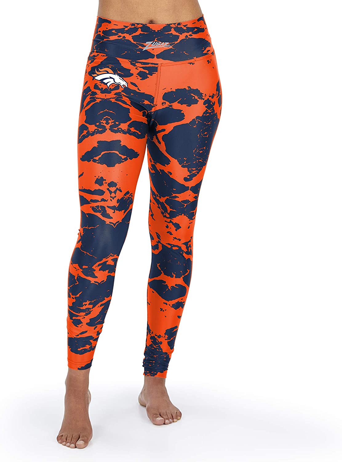 Zubaz Women's Denver Broncos Team Color Lava Legging