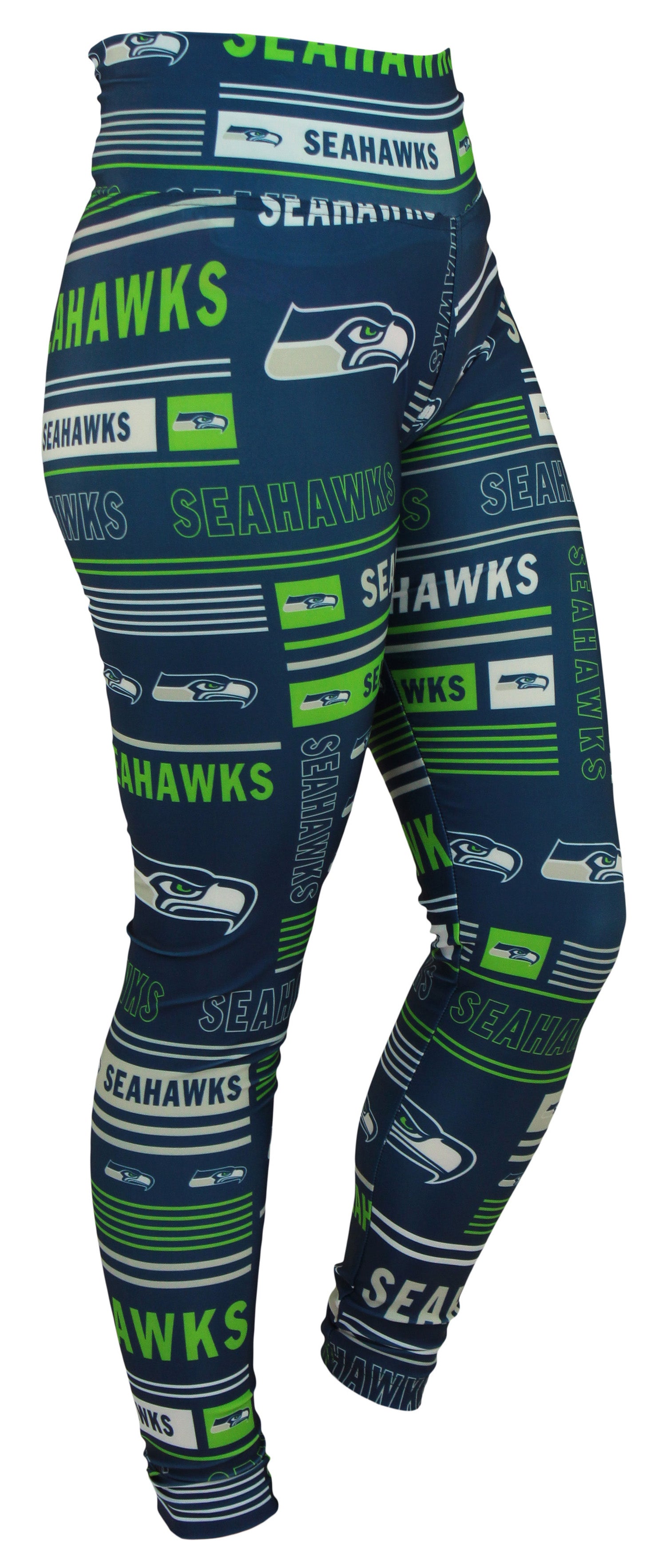 Zubaz NFL Seattle Seahawks Women's Team Column Leggings