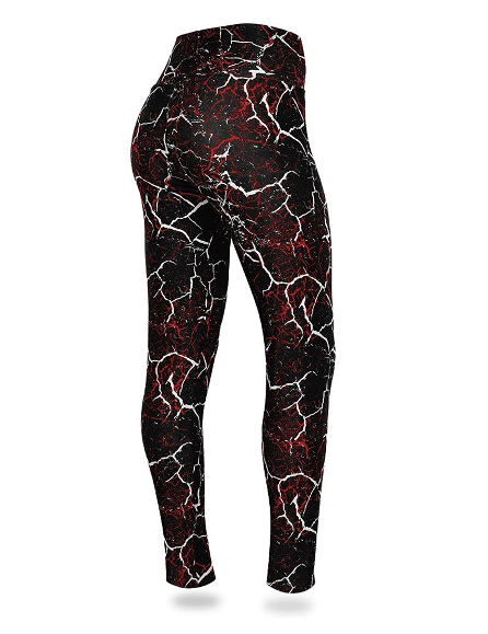 Zubaz NFL Women's Atlanta Falcons Team Marble Leggings