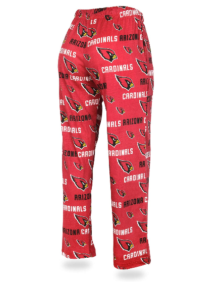 Zubaz NFL Women's Arizona Cardinals Comfy Lounge Pants, Red