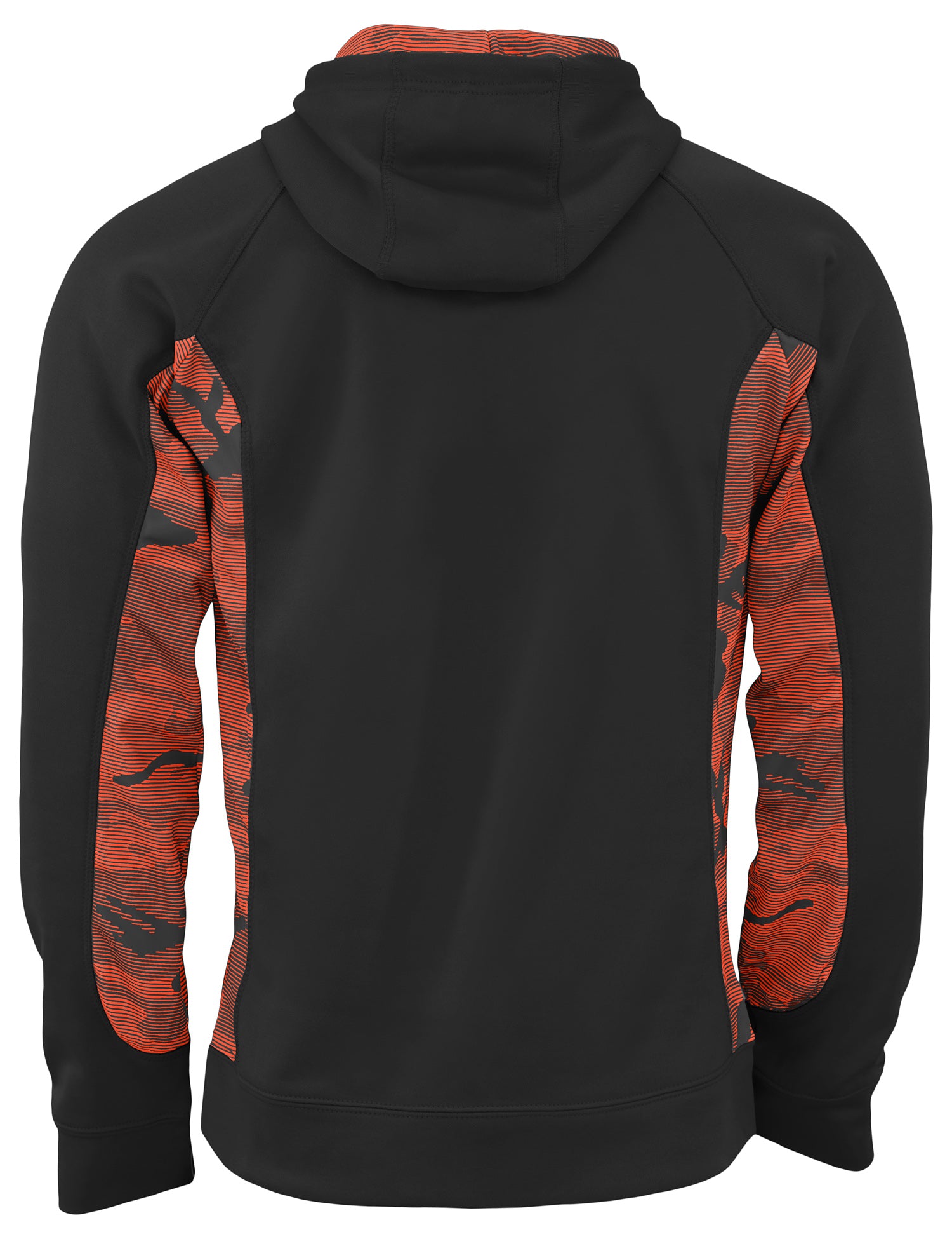 Zubaz NFL Men's Elevated Hoodie With Camo Lines, Cincinati Bengals