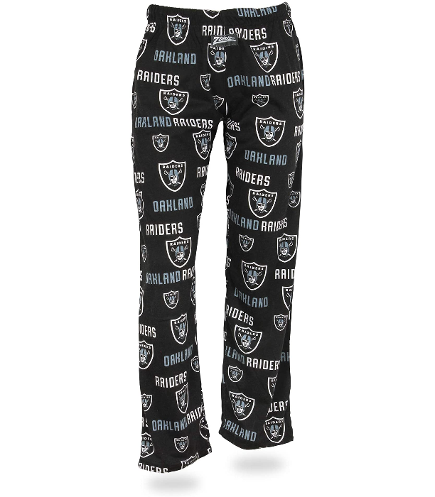 Zubaz NFL Women's Oakland Raiders Comfy Lounge Pants, Black