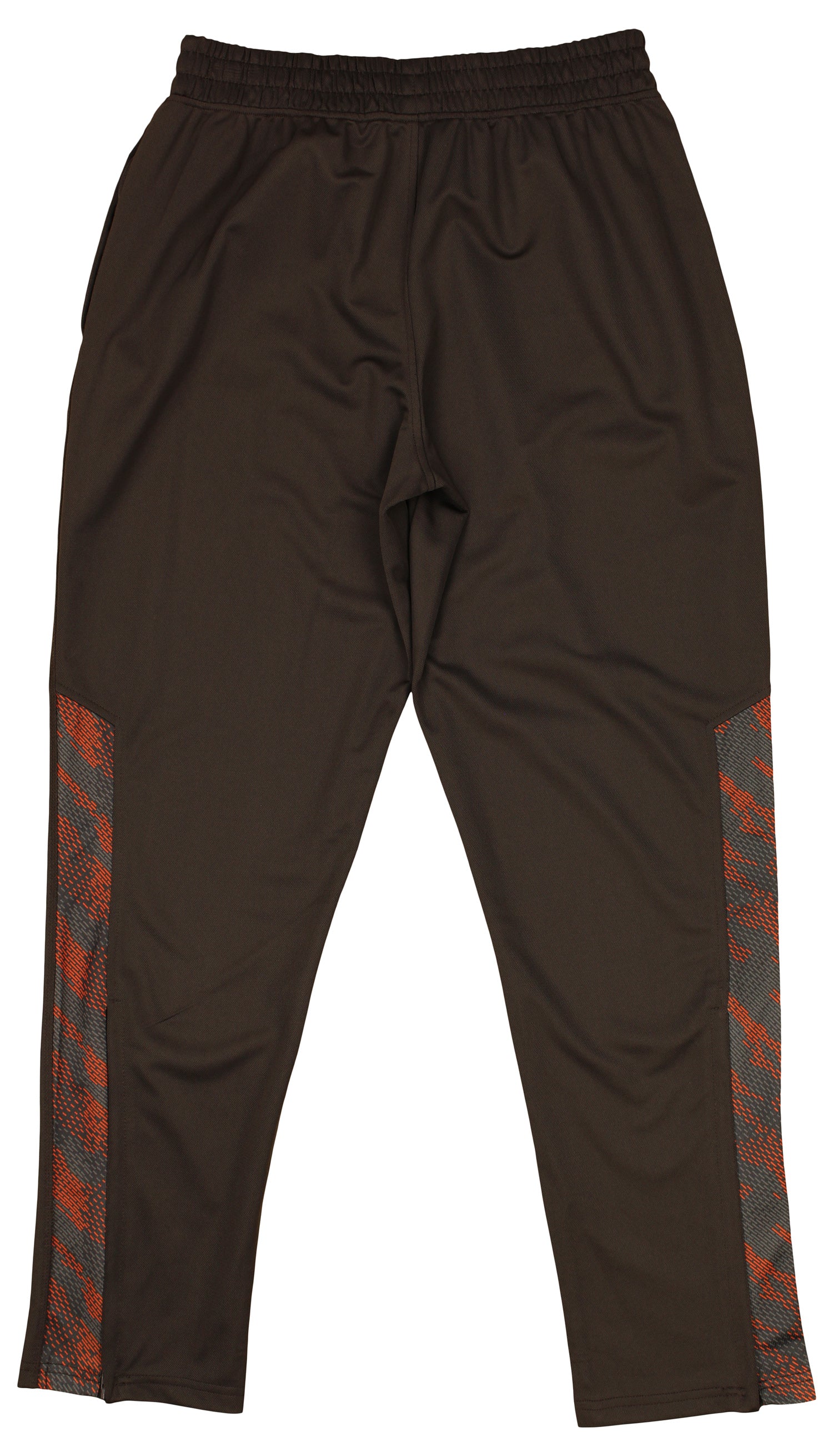 Zubaz NFL Men's Cleveland Browns Viper Accent Elevated Jacquard Track Pants