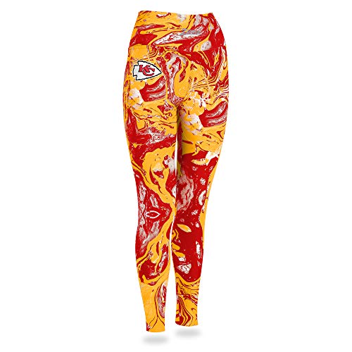 Zubaz NFL Women's Kansas City Chiefs Team Swirl Leggings