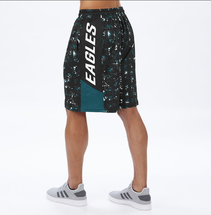 Zubaz NFL Men's Philadelphia Eagles Color Grid Shorts
