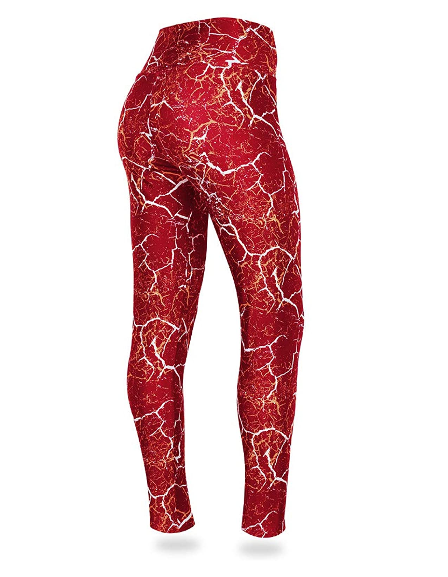 Zubaz NFL Women's San Francisco 49ers Marble Leggings