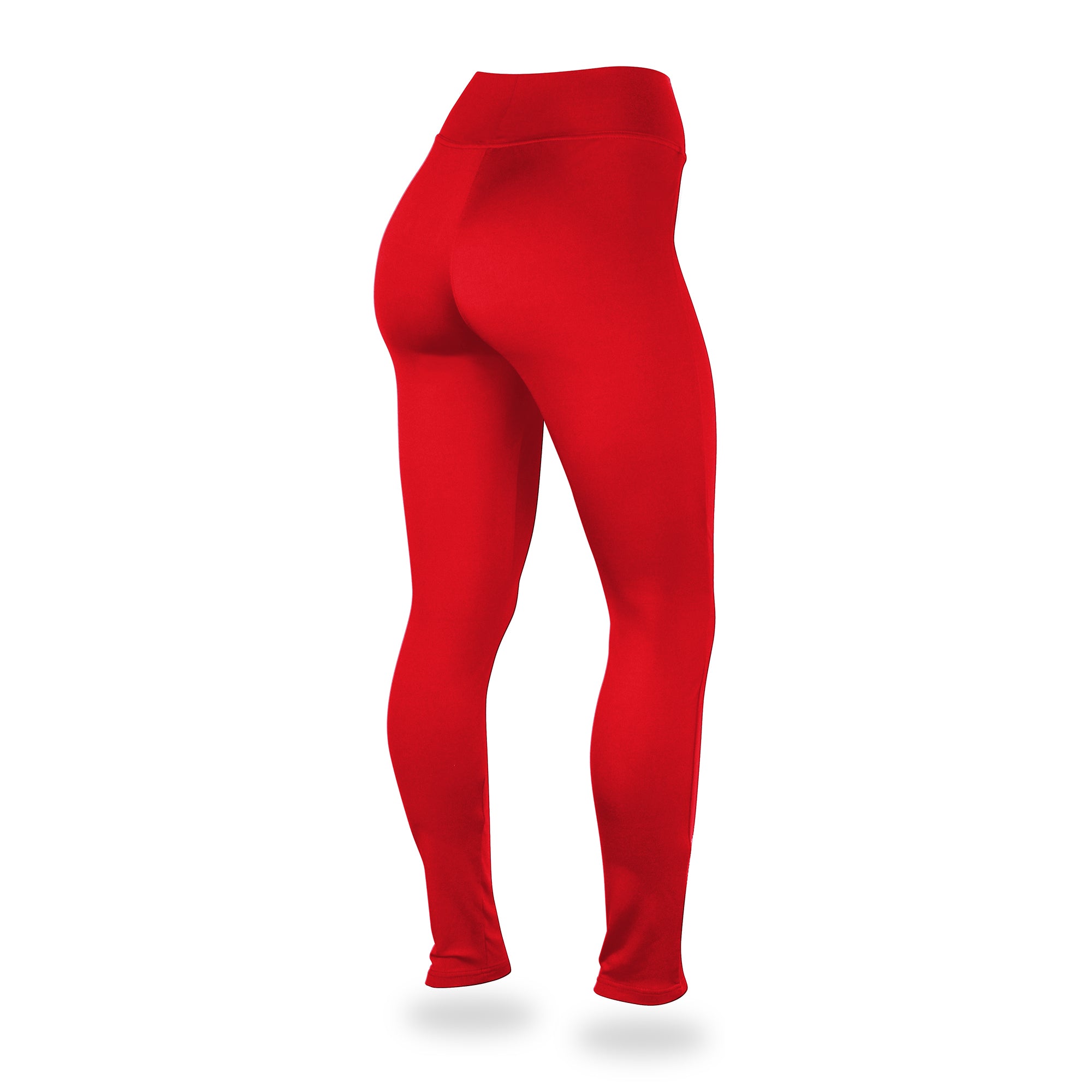 Zubaz NFL Women's Kansas City Chiefs Vertical Graphic Leggings, Red