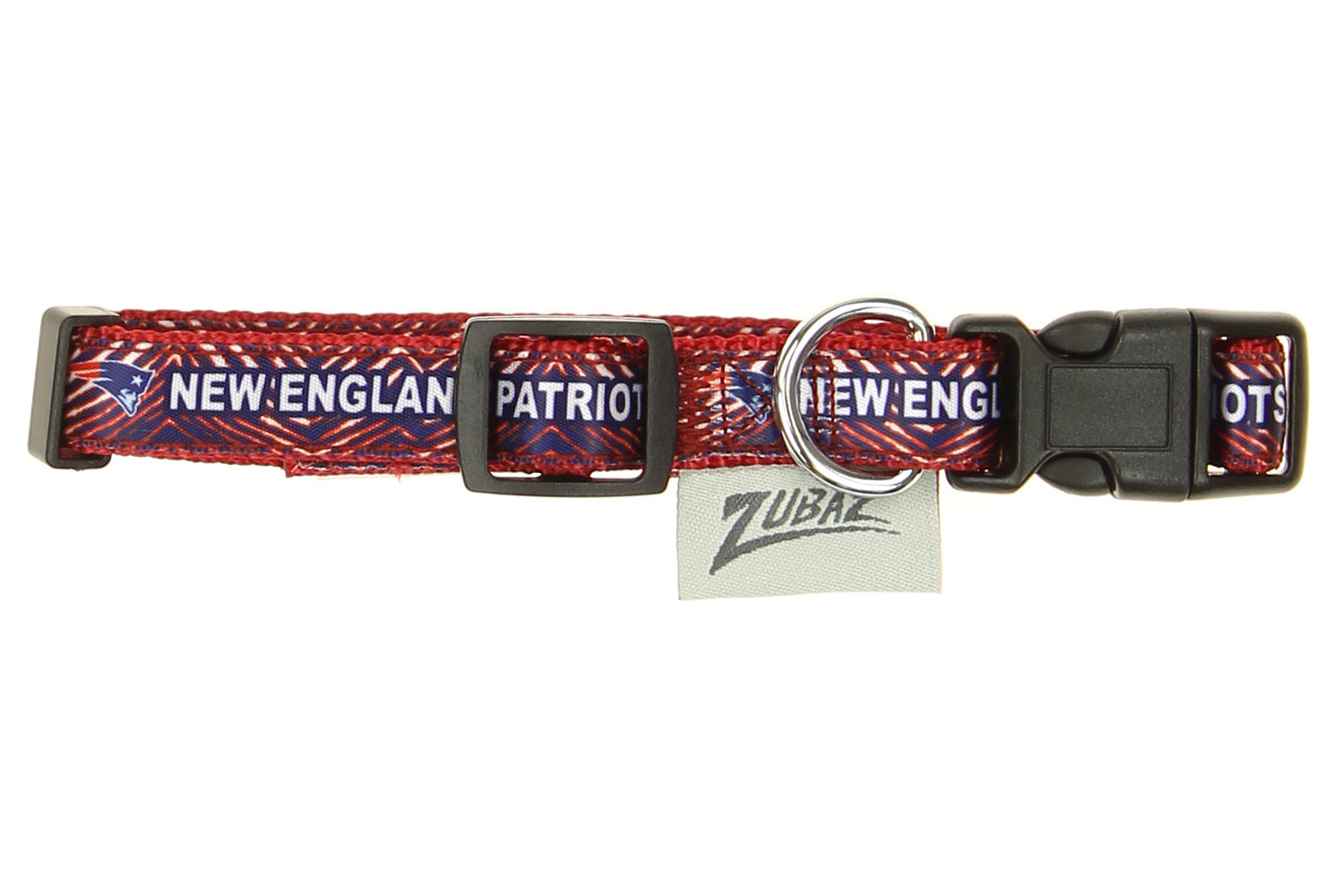 Zubaz X Pets First NFL New England Patriots Team Adjustable Dog Collar