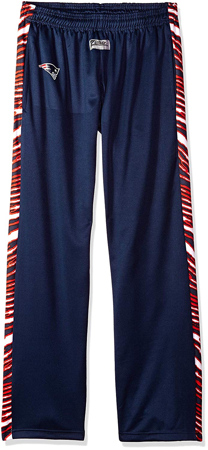 Zubaz NFL Men's New England Patriots Zebra Accent NFL Stadium Pants