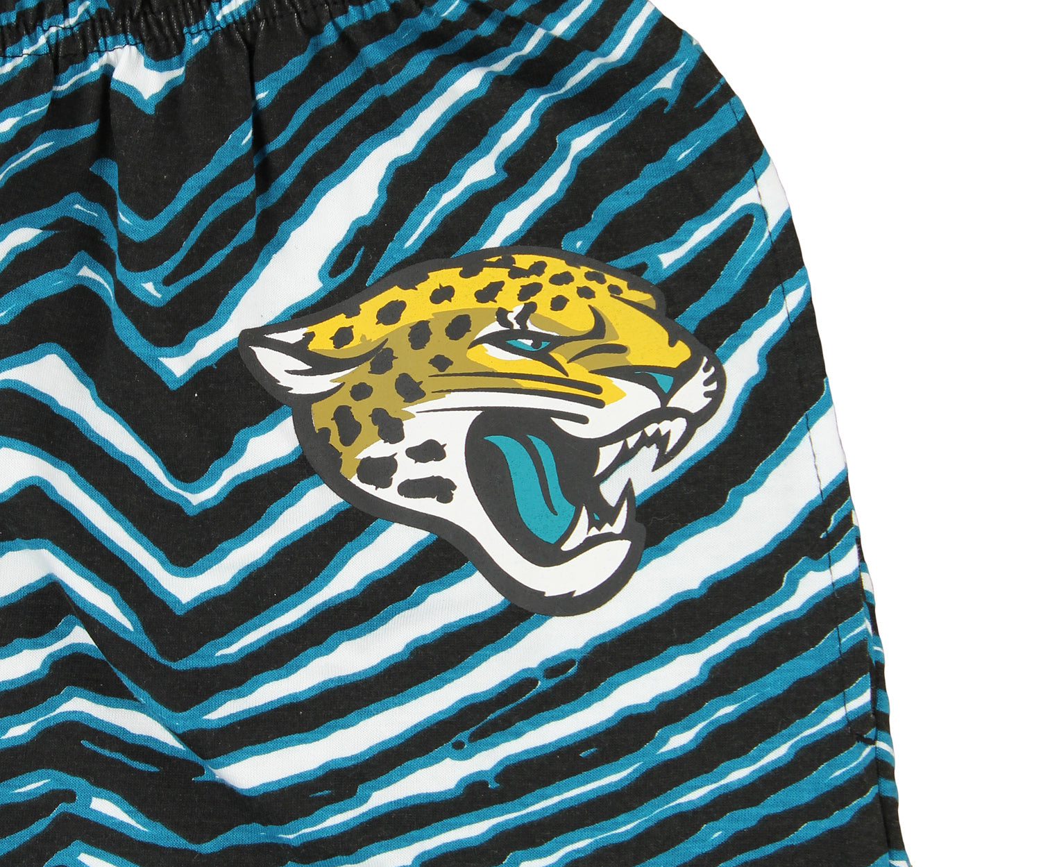 Zubaz Jacksonville Jaguars NFL Men's Zebra Left Hip Logo Lounge Pant