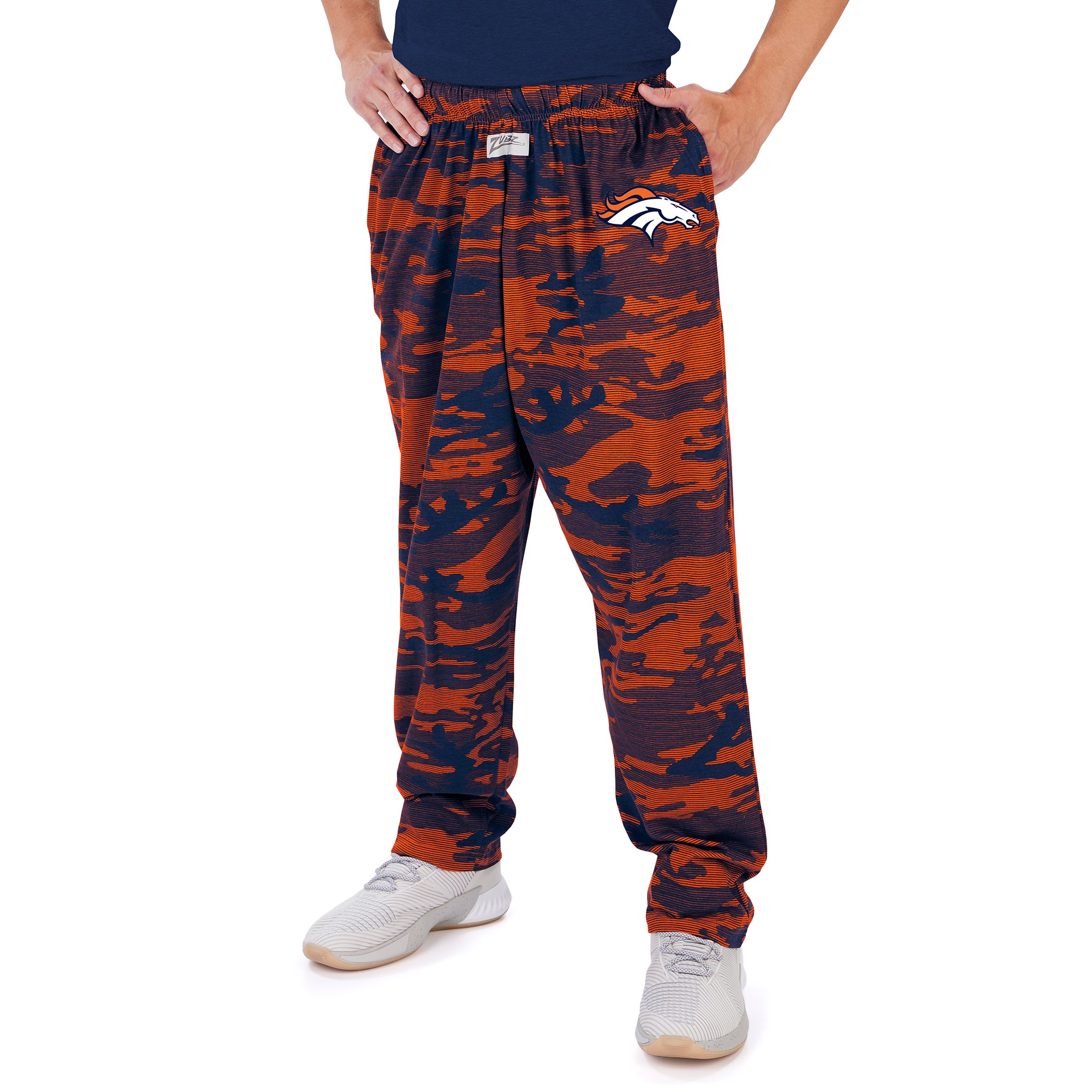 Zubaz NFL Men's Denver Broncos Camo Lines Pants