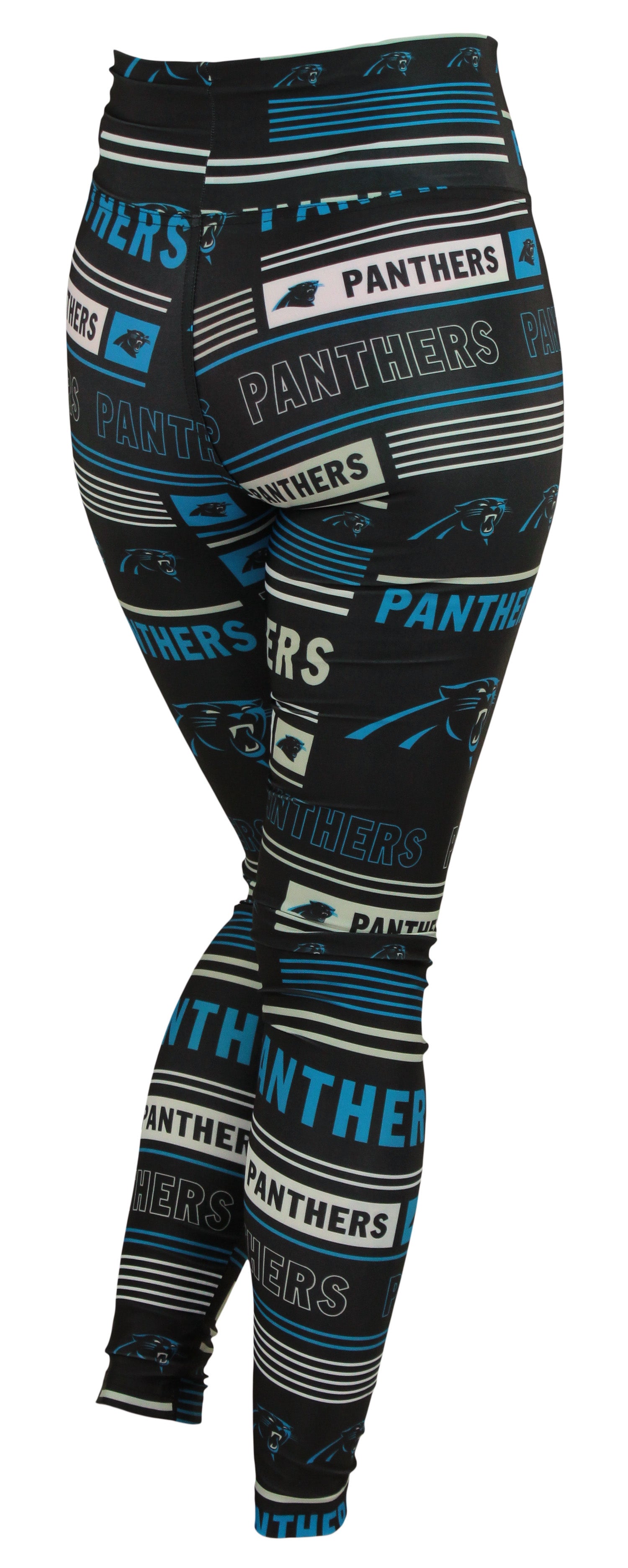 Zubaz NFL Carolina Panthers Women's Team Column Leggings