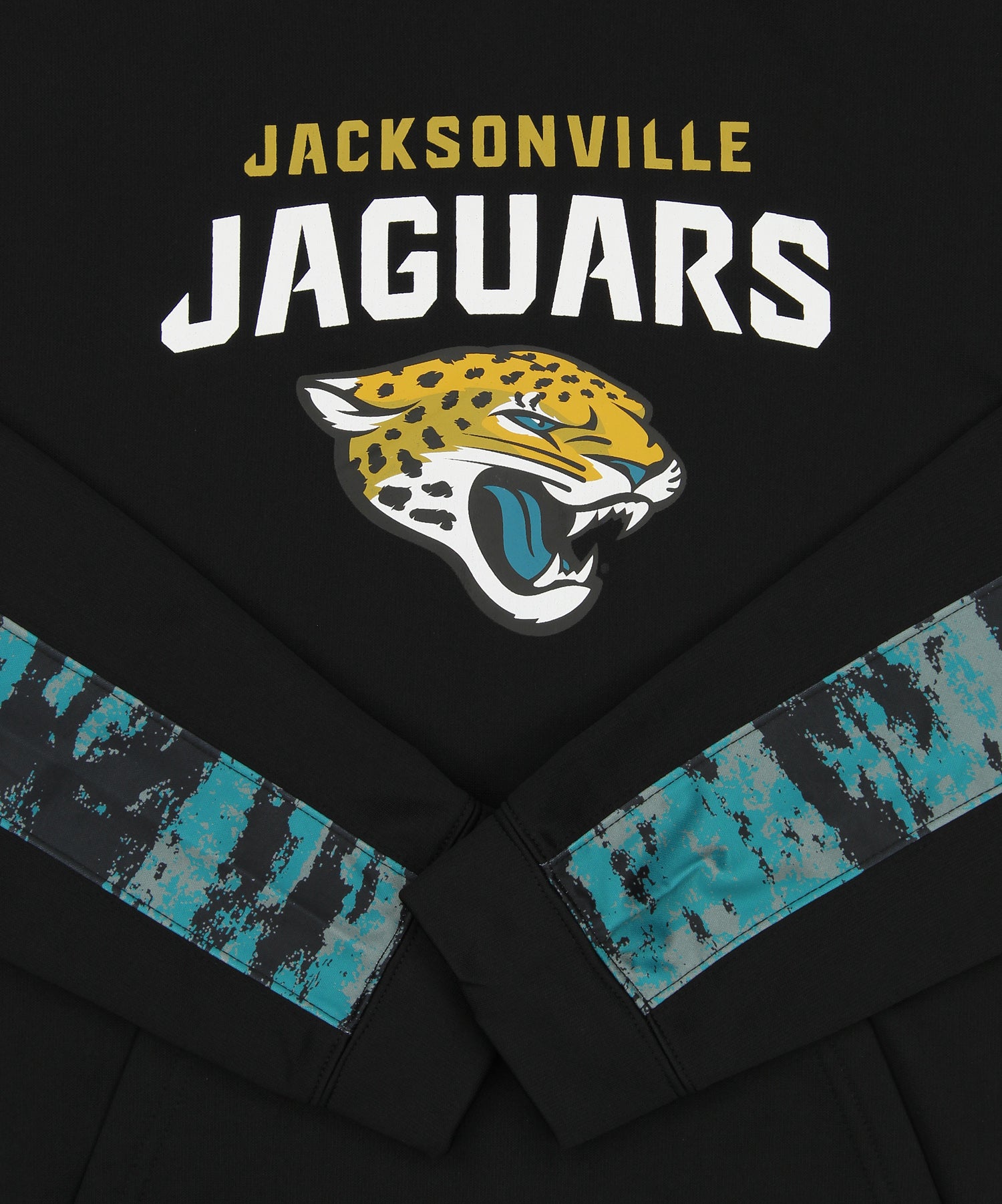 Zubaz NFL Men's Jacksonville Jaguars Performance Hoodie w/ Oxide Sleeves
