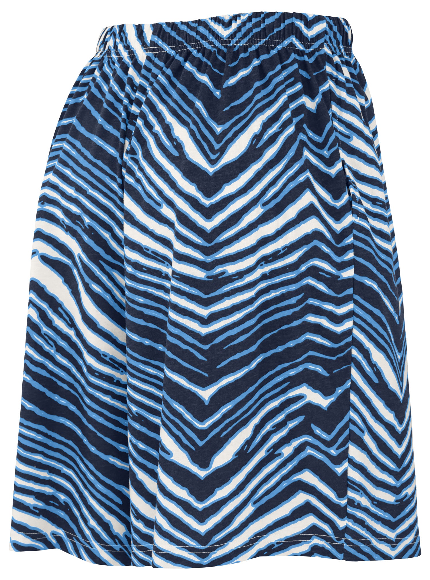 Zubaz NFL Adult Unisex Z88 Zebra Short for Men and Women, Tennessee Ti