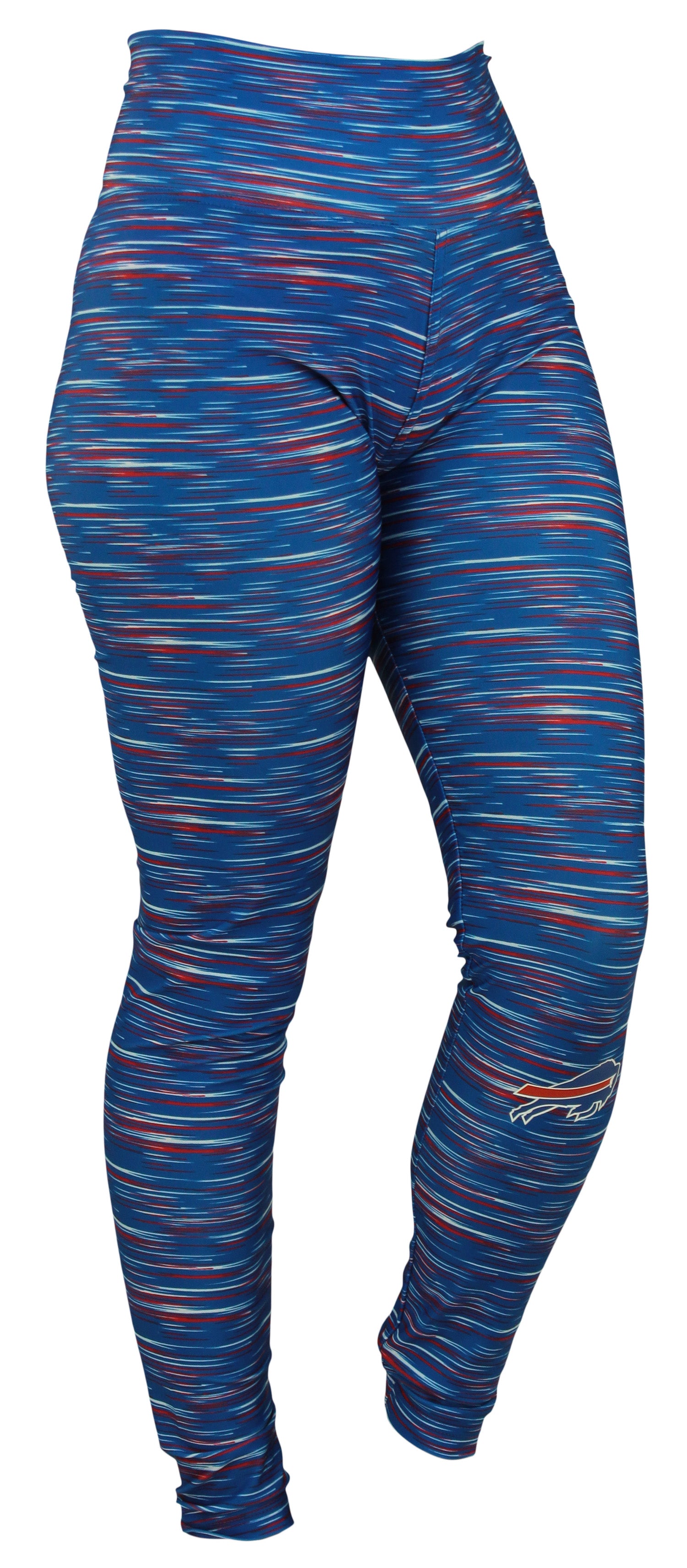 Zubaz NFL Football Women's Buffalo Bills Space Dye Legging