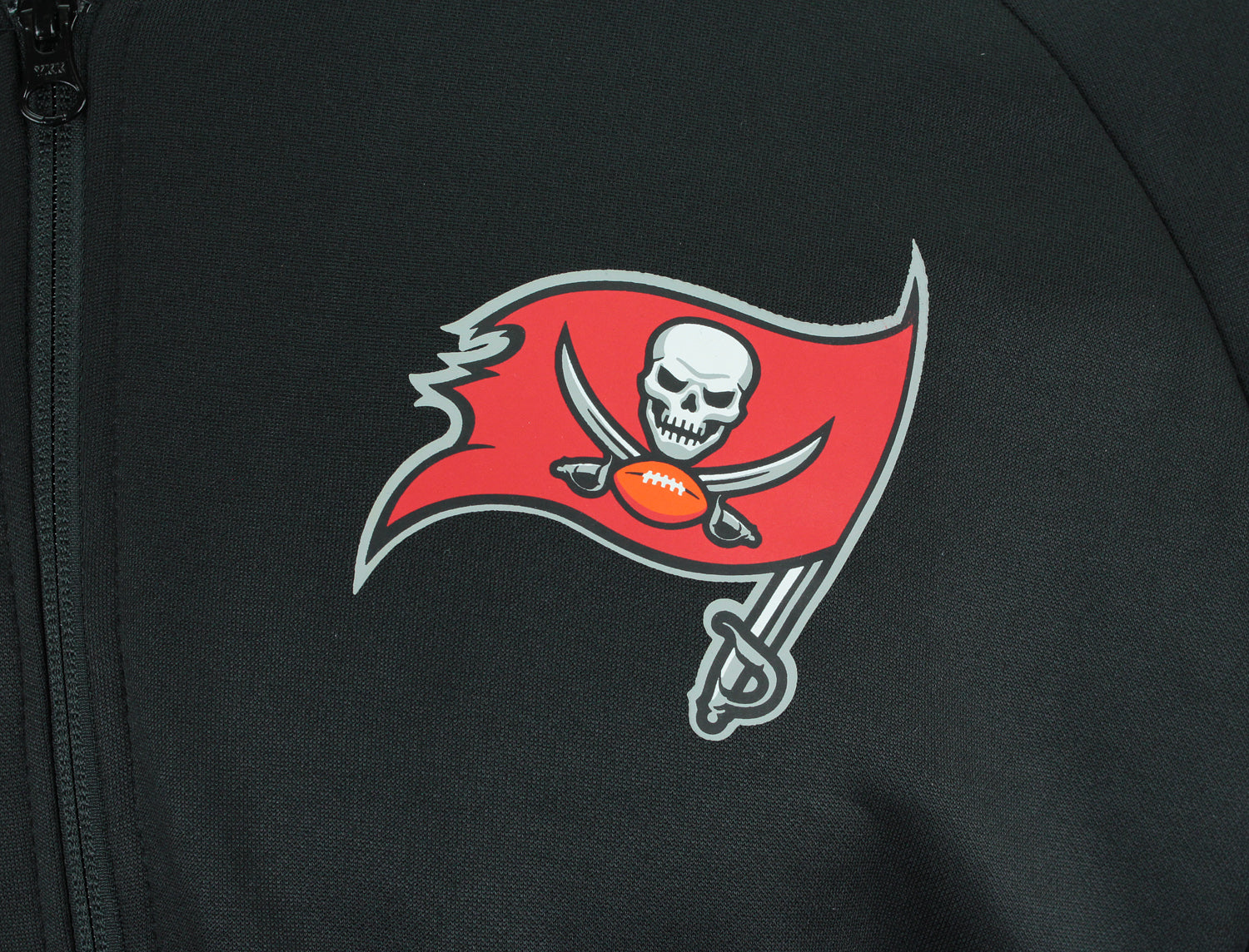Zubaz Tampa Bay Buccaneers NFL Men's Full Zip Fleece Hoodie Jacket, Bl