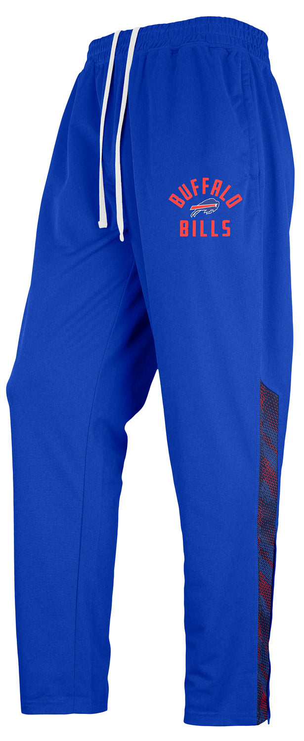 Zubaz NFL Men's Buffalo Bills Viper Accent Elevated Jacquard Track Pants