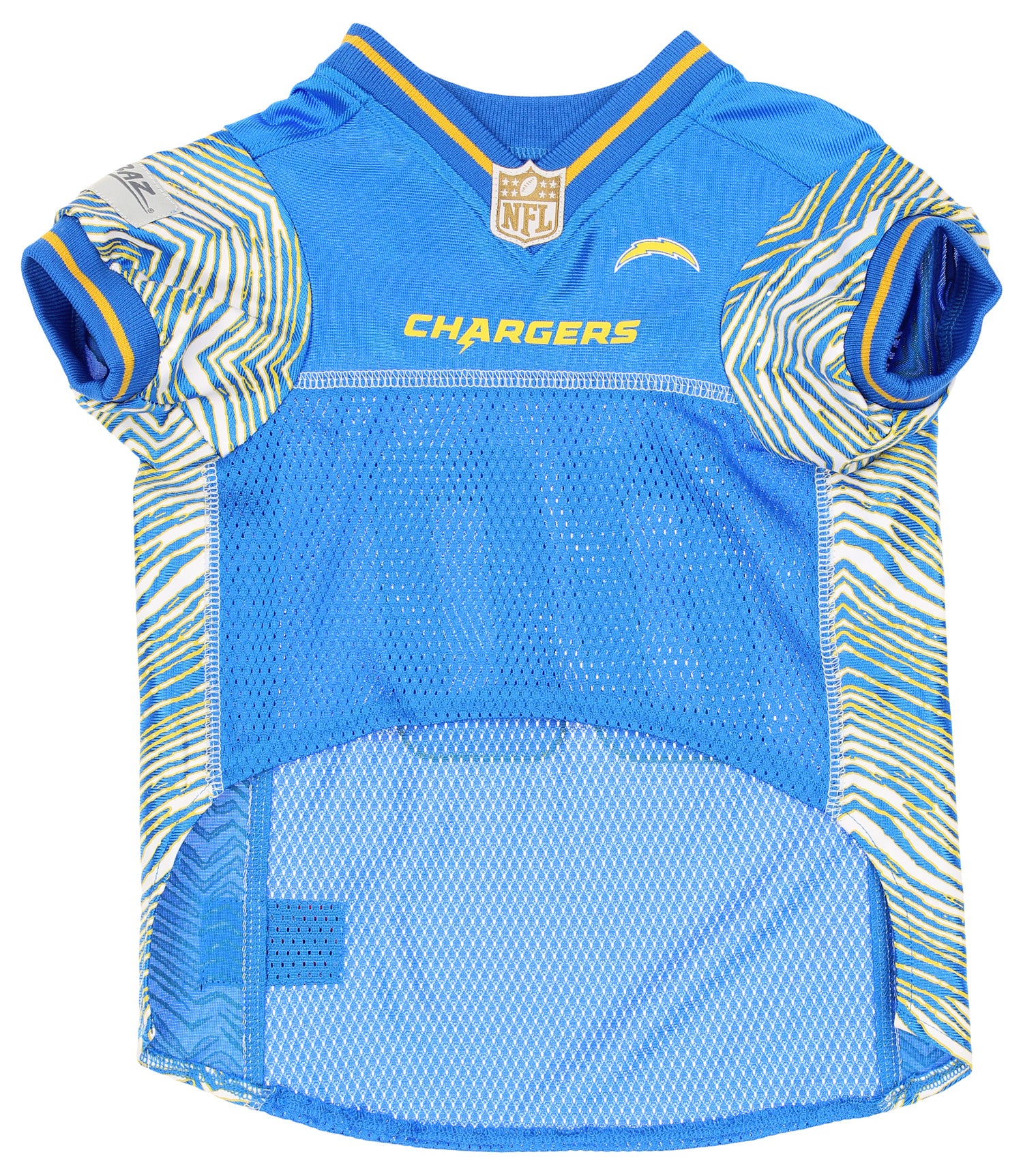 Zubaz X Pets First NFL Los Angeles Chargers Team Pet Jersey For Dogs