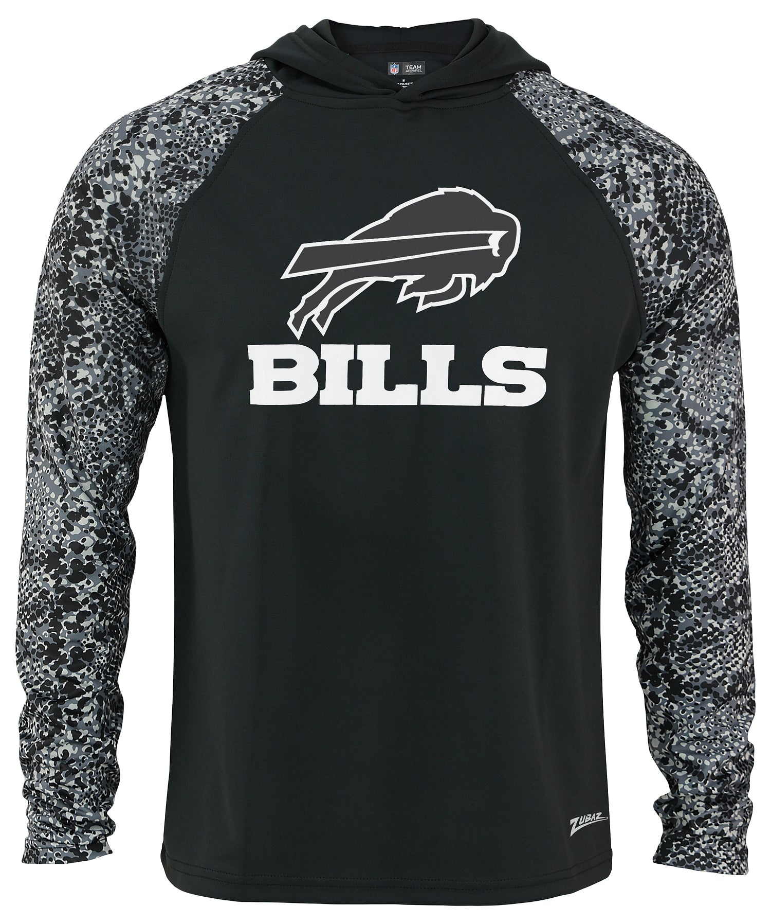 Zubaz NFL Men's Buffalo Bills Post Light Weight Hoodie