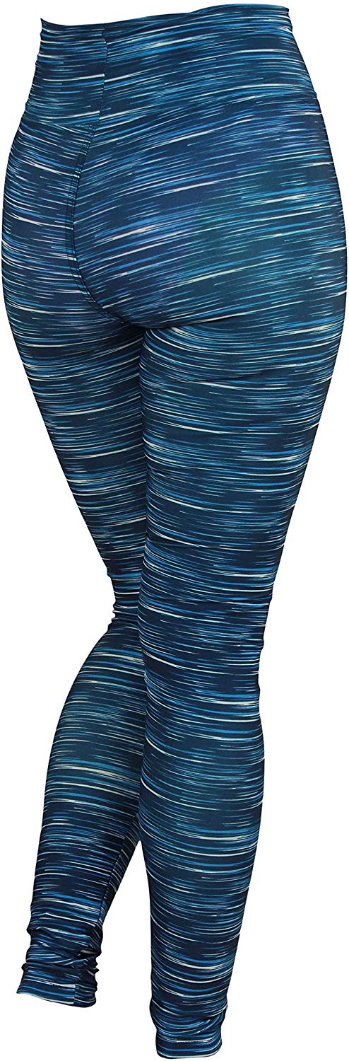 Zubaz NFL Football Women's Los Angeles Chargers Space Dye Legging