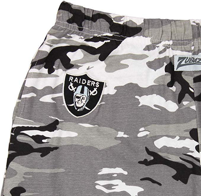 Zubaz NFL Football Men's Oakland Raiders Camo Pants