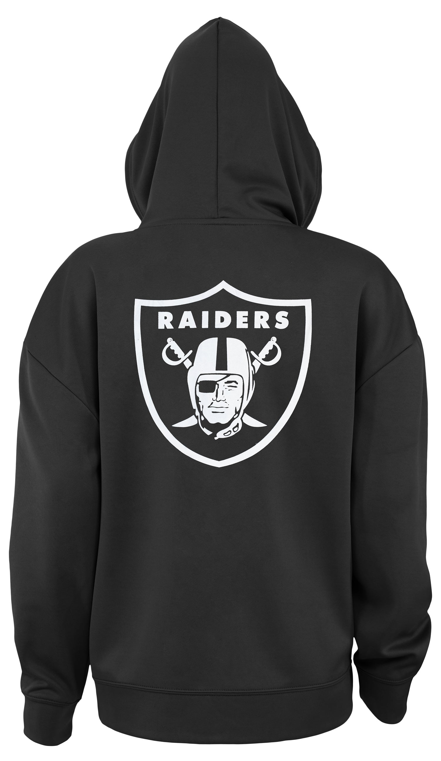 Zubaz NFL Women's Standard Full Zip Hoodie Las Vegas Raiders