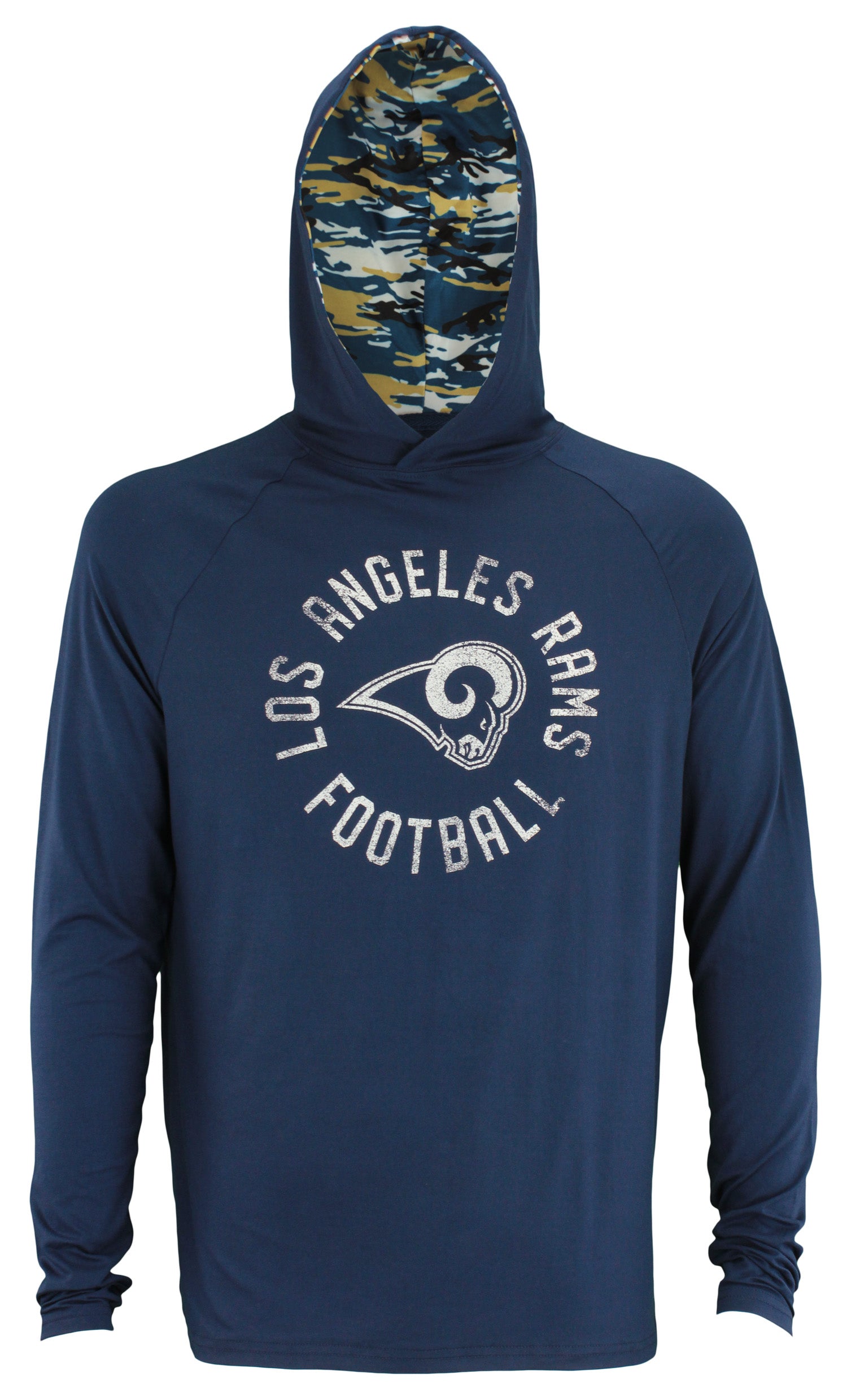 Zubaz NFL Los Angeles Rams Lightweight Mini Camo Hoody