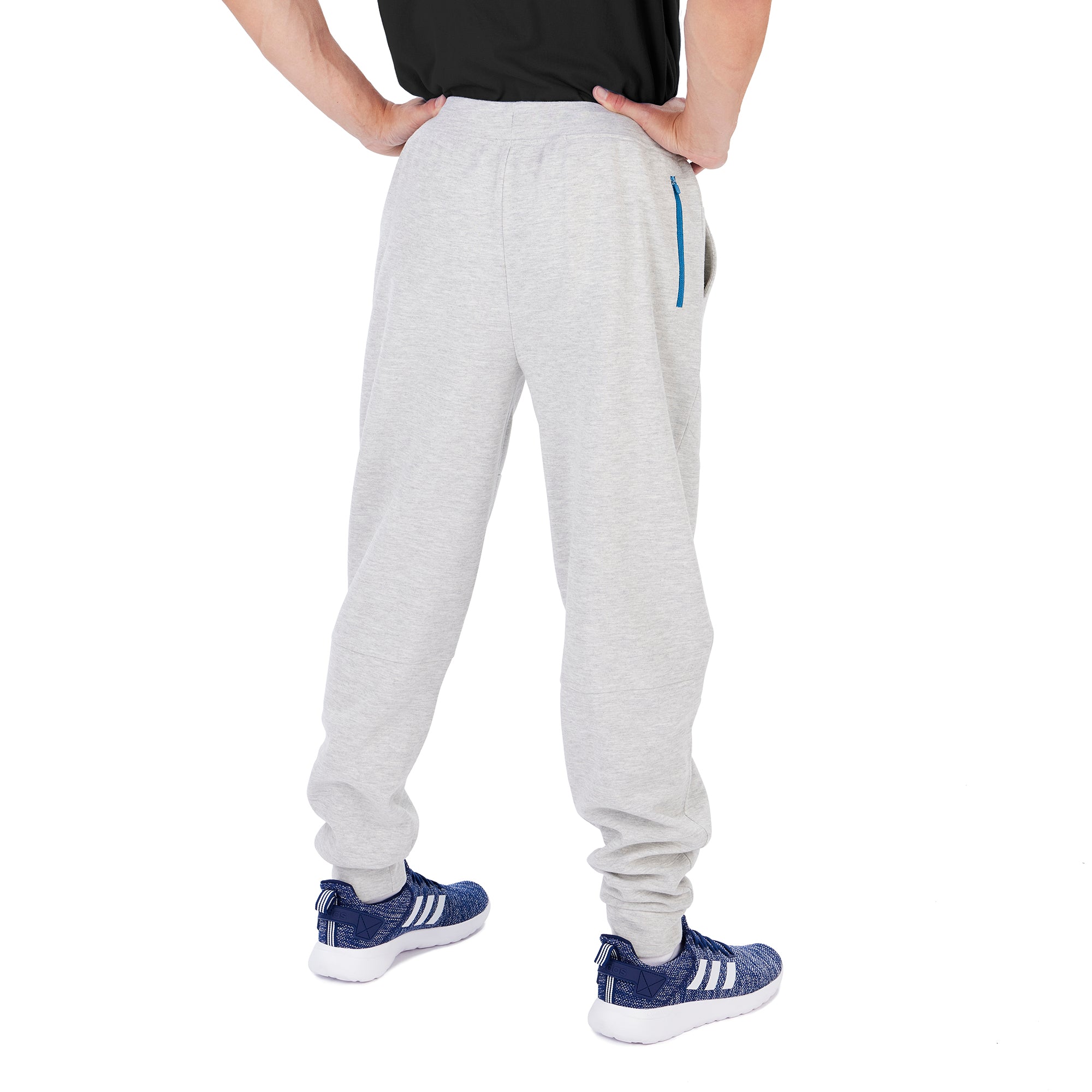 Zubaz Detroit Lions NFL Men's Heather Grey Speed Jogger Pant