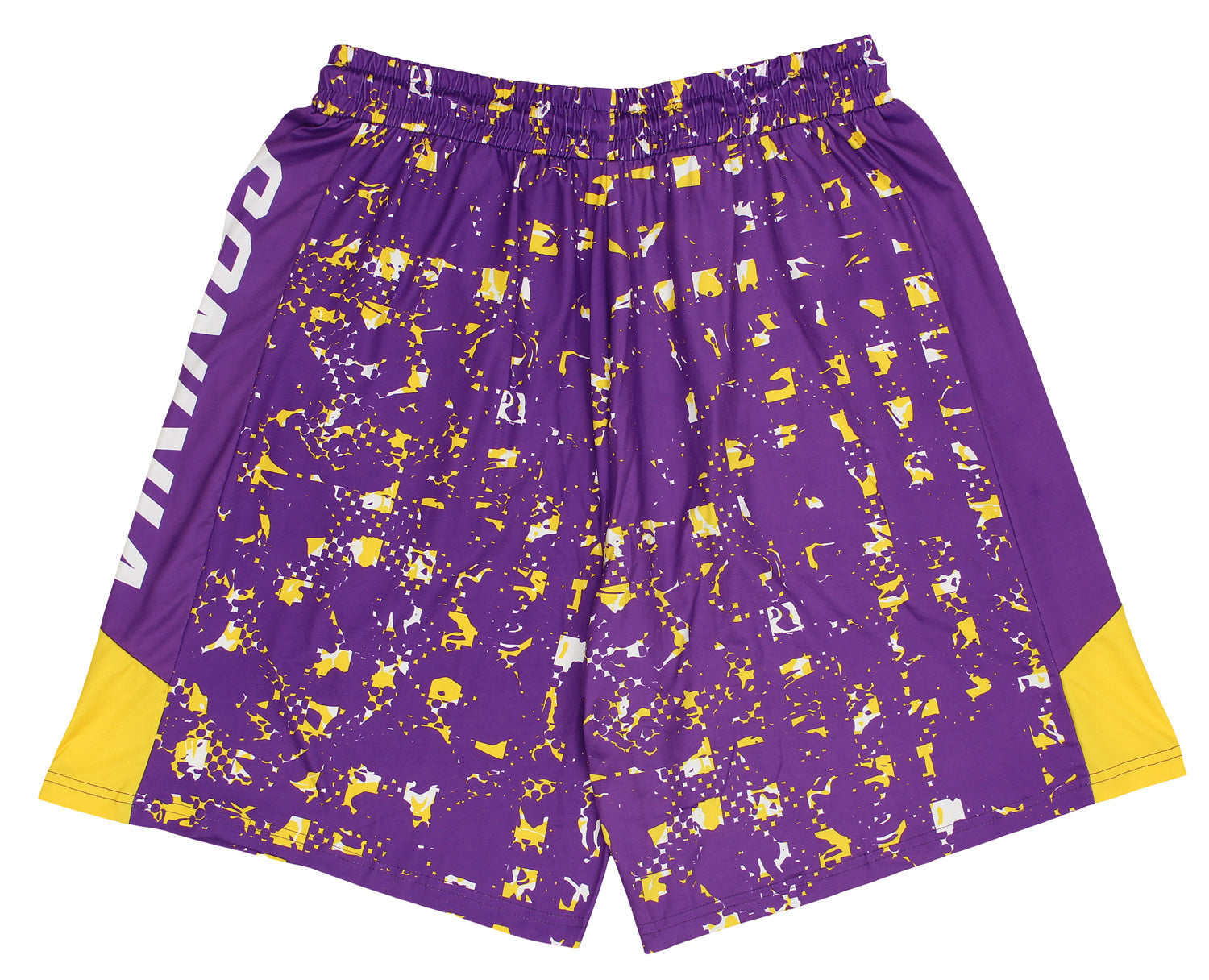 Zubaz NFL Men's Minnesota Vikings Color Grid Shorts