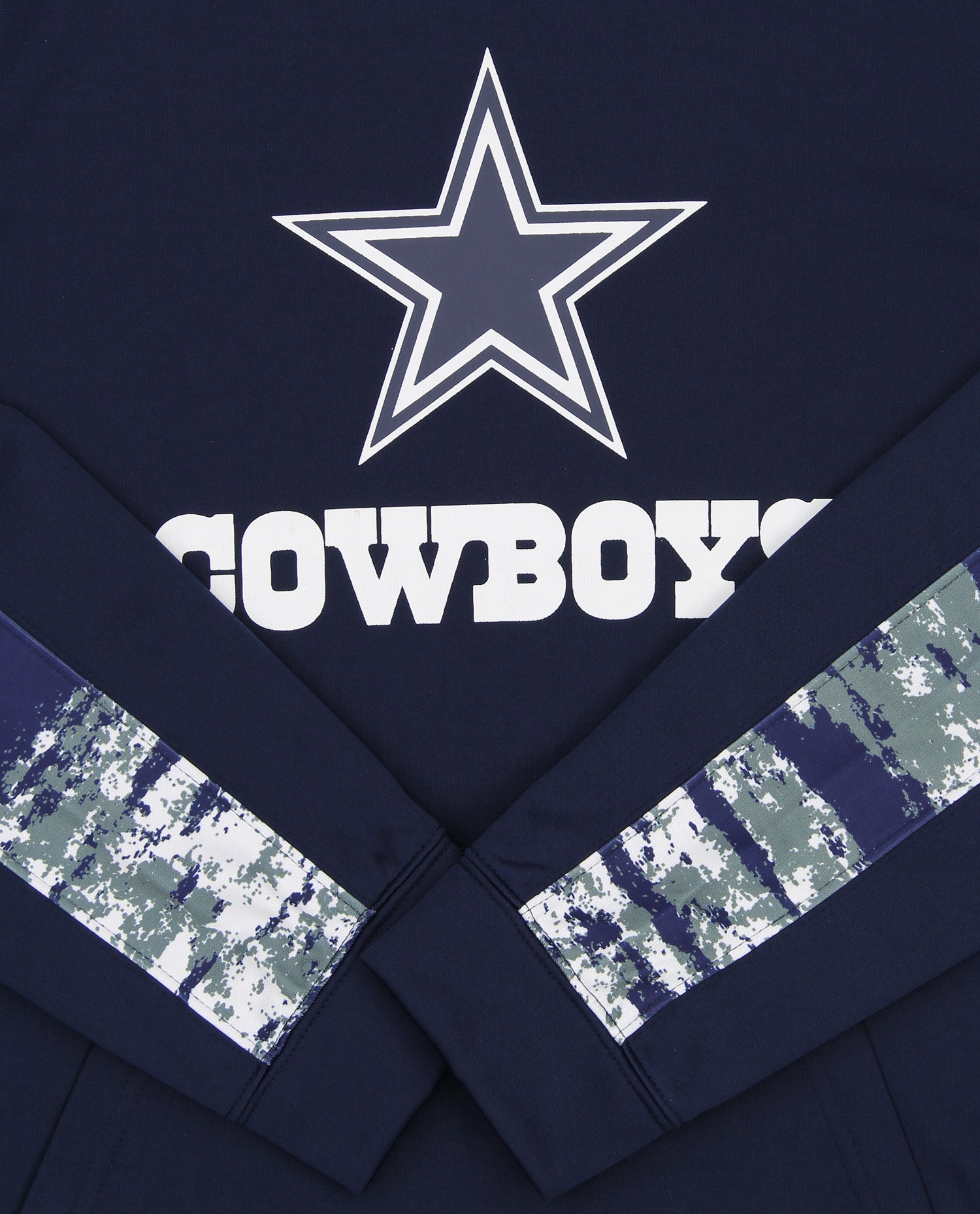 Zubaz NFL Men's Dallas Cowboys Performance Hoodie w/ Oxide Camo Sleeves